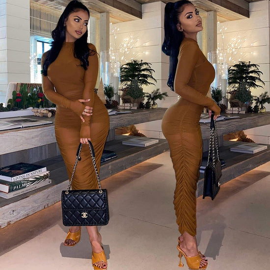 Robe Plage Mesh Grande Taille – Cover Up Femme Plus Size