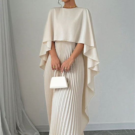 Robe Femme Fashion Loose Manches Chauve-Souris – Robe Ample Fluide Confort