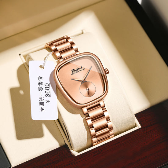 Montre Quartz Femme Acier Inoxydable Étanche – Élégance Robuste